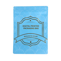Bolsas Ziplock biodegradables para almacenamiento de alimentos, bolsas de embalaje laminadas de plástico con logotipo personalizado, reciclable