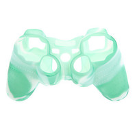 Étui en silicone camouflage pour manette PS2 PS3, coque de protection