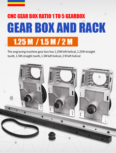 1.25m 1.5m <span class=keywords><strong>CNC</strong></span> Gear <span class=keywords><strong>Rack</strong></span> và bánh răng giá bánh răng Tích hợp hộp số cho <span class=keywords><strong>CNC</strong></span> Router - Product Image 3