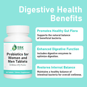 Tabletas Probióticas Más Vendidas, Favorecen la Salud Digestiva, Alivian las Afecciones Digestivas, Marca Privada, Beneficiosas, Aumentan la Absorción de Nutrientes - Product Image 3