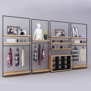 Moderno Exhibidor de Ropa Colgante, Soporte de Exhibición de Ropa para Tienda - Product Image 1