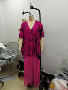 ملابس الربيع والصيف الجديدة الأكثر مبيعًا في أفريقيا ، فستان طويل مقاس كبير للغاية للعطلات ، فستان نسائي غير رسمي بشراشيب فضفاض - Product Image 4