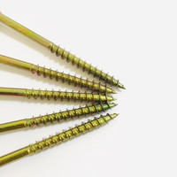 Vis à tête fraisée auto-perceuses zingurées Double vis à bois Pozi pour panneau de fibres aggloméré Screw-DIN7505 en métal C1022