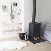 Chaise suspendue en macramé avec pompons et franges, décoration de hamac intérieure et extérieure pour anniversaire, décoration de la maison