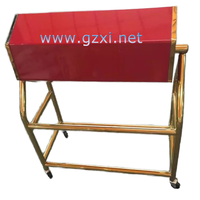 Boîte de loterie Huaxi3 rotative en acrylique noir de grande taille pour fêtes annuelles/dîners, utilisable toute l'année