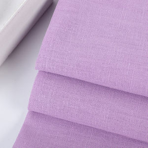 Vente chaude Tissu d'habillement en lin et <span class=keywords><strong>coton</strong></span> teint uni, Tissu coloré, Prix abordable - Product Image 6