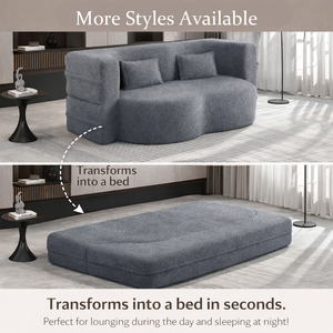 Sofá <span class=keywords><strong>Cama</strong></span> <span class=keywords><strong>Modular</strong></span> Convertible Plegable sin Marco Multifuncional sin Estructura de China para Apartamentos - Product Image 4