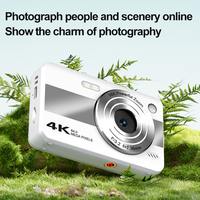 Kamera Digital 2026 CMOS Creative Layar 2.4 Inci 64 Juta Piksel Isi Ulang 650mAh Multi Warna 7.1x-16x MicroSD Video 4K