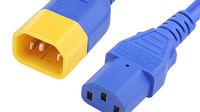 Câble d'extension d'alimentation verrouillable de sécurité IEC C14 C13 avec câble d'alimentation verrouillable pour centre de données
