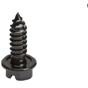 Cabeza de arandela hexagonal ranurada negra de acero inoxidable personalizada pernos autorroscantes pulgadas y sujetadores métricos para matrícula - Product Image 2