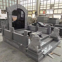 Cimetière chinois, pierre de granit bon marché, sculpture de crémation, mausoléums, tombe, Monuments commémoratifs