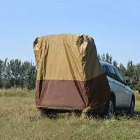 Auvent de camping rétractable Oxford imperméable pour voiture, tente de fête arrière, auvent extérieur pour conduite autonome, hayon de SUV