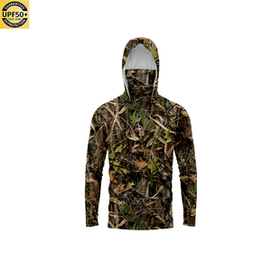 ملابس صيد عالية الأداء للحماية من الأشعة فوق البنفسجية قمصان صيد وتمويه مسامية بفتحات تهوية - Product Image 2