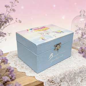 Coffret à bijoux best-seller, boîte à bijoux personnalisée en cuir PU, boîte à <span class=keywords><strong>musique</strong></span> à manivelle pour ranger bracelets, colliers, boucles d'oreilles et bagues de luxe - Product Image 5