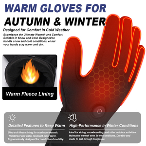 Guantes Calefactables Eléctricos de Alta Calidad con Batería para Escalada, Deportes, Esquí, Ciclismo y Pesca - Product Image 3