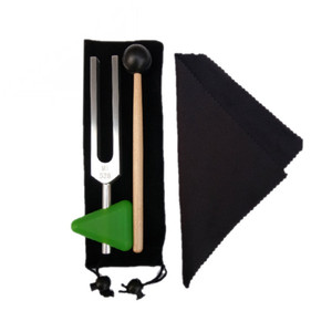 Yasutai Aluminum Alloy Tuning Fork 528Hz With <b>Percussion</b> Hammer For Yoga Therapy <b>Massage</b> Kit - Product Image 2