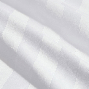 Parure <span class=keywords><strong>de</strong></span> lit <span class=keywords><strong>et</strong></span> <span class=keywords><strong>housse</strong></span> <span class=keywords><strong>de</strong></span> <span class=keywords><strong>couette</strong></span> en satin rayé <span class=keywords><strong>blanc</strong></span> pur pour hôtel, maison d'hôtes <span class=keywords><strong>et</strong></span> dortoir - Product Image 5