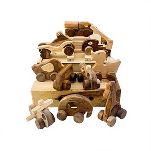 Wooden Balancing Toy For <b>Kids</b> Age 2 4 Years Educational Unisex <b>Crafted</b> From Natural Wood Made in Vietnam - Product Image 1