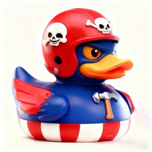 Figurine de capitaine canard en résine, décoration pour la maison, le bureau, la salle d'étude, ornement de bureau, cadeau de rentrée scolaire, design compact, style contemporain - Product Image 3