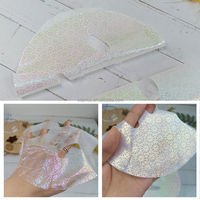 Masque facial en tissu Tencel haute performance 35 g/m² personnalisé, anti-brillance, sûr et coloré, motif tournesol laser, 220x200 mm
