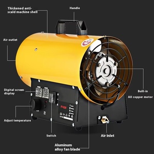 Chauffe-gaz à chaleur rapide haute puissance 220V souffleur d'<span class=keywords><strong>air</strong></span> chaud commercial pour atelier serre élevage élevage élevage séchage - Product Image 5