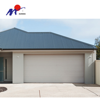 Porte de garage automatique double pour villa, sur mesure, service complet, porte dans la porte