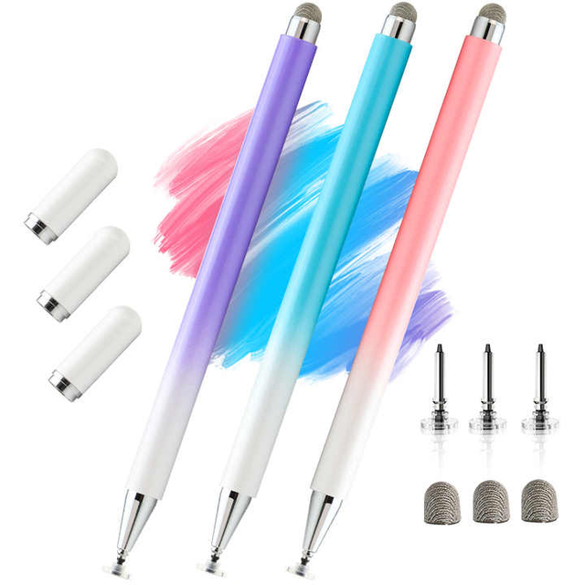 Wholesale Price Magicle Nib 2-in-1 Stylus Pen Replaceable Nib for iPhone Android Mobile Phones Plastic Metal Touch Screen