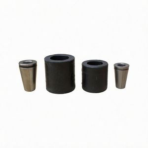 Cheville murale pleine taille en acier au carbone et alliage de zinc pour béton avec rondelle plate - Product Image 1
