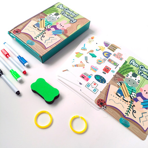 6 <span class=keywords><strong>Stili</strong></span> di Carte per l'Educazione Precoce dei Bambini, Allenamento al Controllo della Penna, Pratica di Scrittura per l'Asilo, Giocattoli <span class=keywords><strong>Educativi</strong></span> per Bambini - Product Image 5