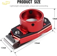 Porte-craie magnétique portable en alliage d'aluminium Rayspeed avec clip fixe pour accessoires de billard et de snooker