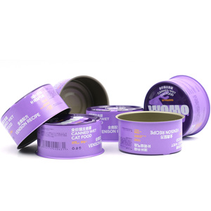 634 # Có Thể Tái Chế 80-90G Bán Buôn Rỗng Thực Phẩm Lon Thiếc Cho Thực Phẩm Đóng Hộp Đóng Gói Với Nắp - Product Image 1