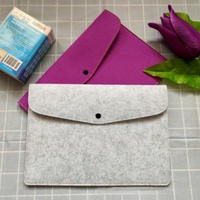 Sac à documents en feutre de haute qualité, pochette de rangement pour dossiers A4, organiseur de papier pour ordinateur portable de bureau avec fermeture à pression