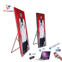 Display LED a Colori per Interni TOPvision P1.8 P2 P2.5, Schermo Digitale a Colonna