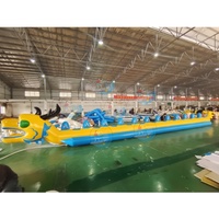 Bateau banane gonflable 12 places - Flotteur aquatique tractable en PVC durable de 0,9 mm pour la plage, le lac et la location commerciale