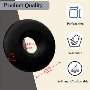 Gaby Sleep Care Head &amp; Newly Ear Piercing Support Memory Foam Slow Rebound Nursing <strong>Square</strong> <strong>Pillow</strong> - Product Image 2