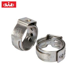 1/2 PEX os tuyau simple oreille pinces écrou à oreilles 16mm <span class=keywords><strong>raccord</strong></span> connexions anneaux à sertir SS304 NSF2098 collier de serrage <span class=keywords><strong>pour</strong></span> PEX <span class=keywords><strong>pince</strong></span> Tube - Product Image 5