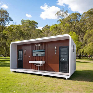 ポータブル耐久性のある環境に優しいトイレ駐車場アップルキャビンモダン屋外公共モバイルシャワー - Product Image 4