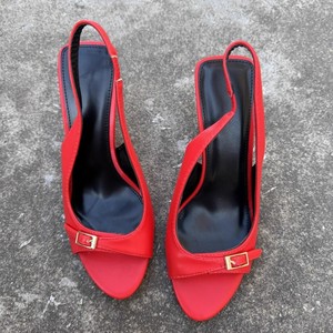 Женские босоножки на высоком каблуке с круглым носком - Product Image 4