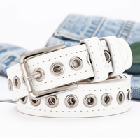 Ceinture pour femme multifonctionnelle personnalisée, nouvelle collection, tendance et accrocheuse, avec boucle en alliage sans perforation