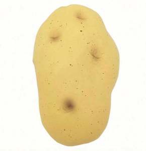 Pelota Antiestrés Promocional con Forma de PATATA, de Espuma de PU, con Logotipo Personalizado - Product Image 1