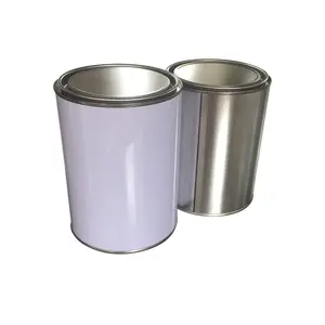 Boîte de conserve métallique de 1 litre pour l'emballage de peinture