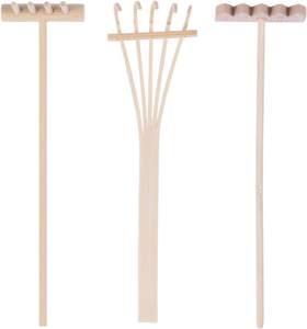3 mini râteaux, outil de jardin <span class=keywords><strong>zen</strong></span>, <span class=keywords><strong>sable</strong></span>, bambou, décoration de table, méditation, Feng Shui - Product Image 1