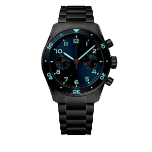 Men's Chronograph Automatic Mechanical Wristwatch Tachymeter Bezel Stainless Steel Bracelet Sporty Dress Watch for Longinesing - Product Image 2