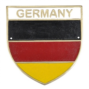 Placa de Alemania de Calidad exclusiva, venta al por mayor, placa de bandera de Metal superventas para oficina, placa personalizada montada en la pared para Decoración - Product Image 1