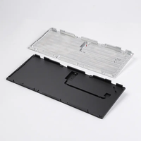 Précision sans fil métal alliage d'aluminium mécanique clavier coque ensemble CNC oxydation fraisage matériel accessoires acier