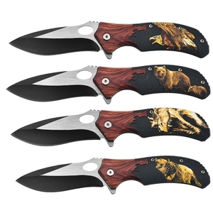 Coltello di salvataggio di sopravvivenza stampato 3D personalizzato con lama in acciaio inossidabile manico in plastica da caccia e campeggio - Product Image 6