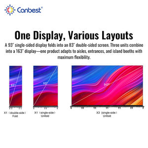 Pantalla LED Plegable de Tres Paneles Canbest P1.5 P1.8 P2.5, Panel LED de Pared Ultra Delgado Portátil para Interiores, Pantalla LED para Ferias Comerciales - Product Image 4