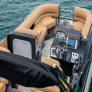 Exquisite Luxury Sightseeing Fishing <b>Yacht</b> Custom-Crafted Pontoon Boat by Factory Experts - Product Image 4