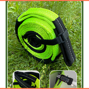 Outils d'urgence en plein air, sangle de <span class=keywords><strong>voiture</strong></span> à boucle épaisse pour véhicule tout-terrain, camion, remorque, corde de remorquage, assistance d'urgence en plein air - Product Image 3