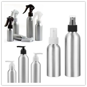 Gamme de flacons en aluminium vides de 1 oz à 500 ml, flacon métallique avec pulvérisateur à gâchette, flacon en aluminium pour lotions et huiles à fine brume - Product Image 2